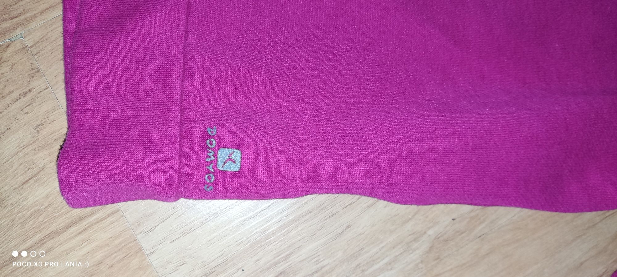 Bluza polarowa dziewczęca 133-142 Domyos Decathlon