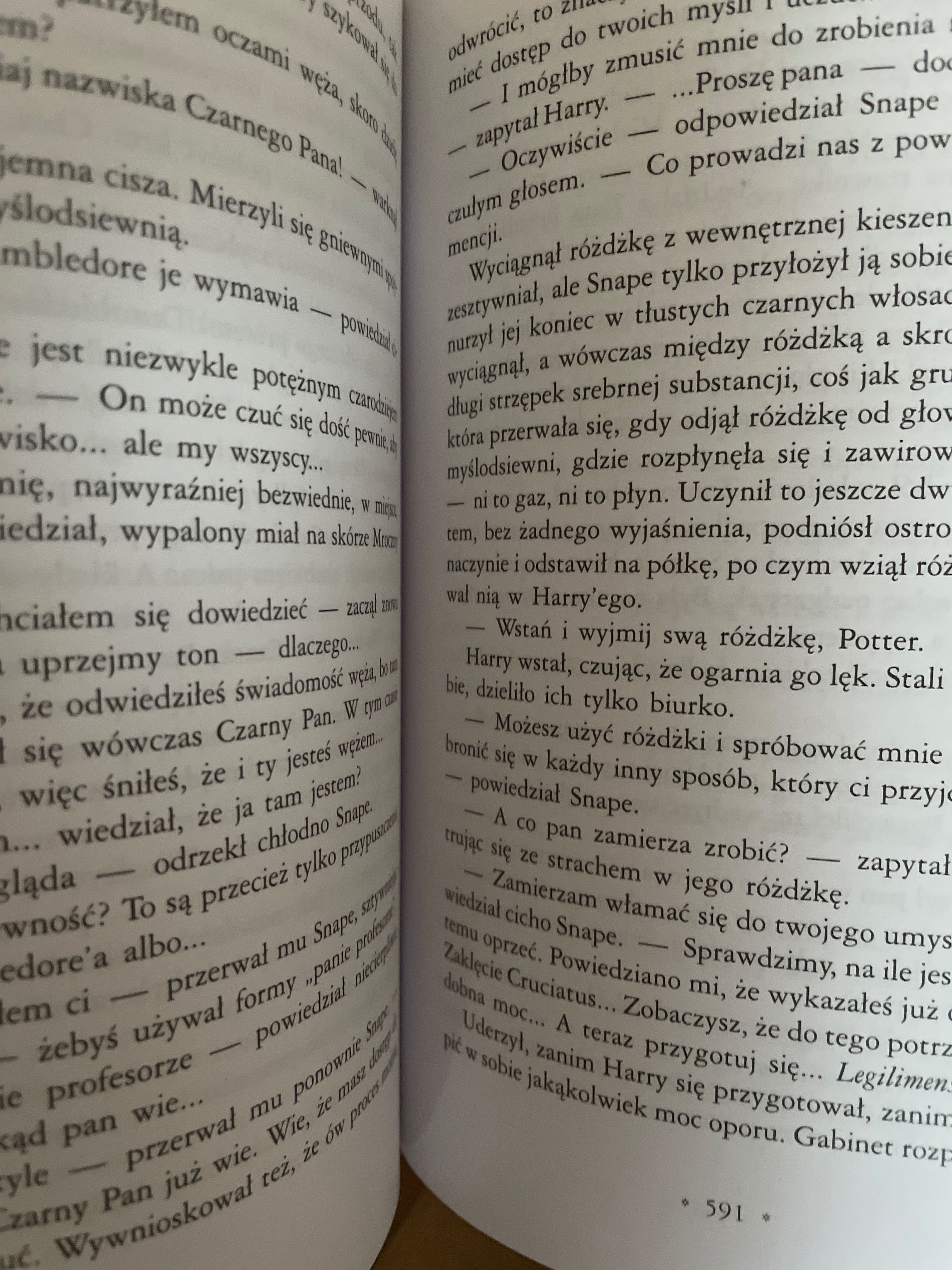 Książka Harry Potter i zakon Feniksa j. K. Rowling z dedykacją wydawcy