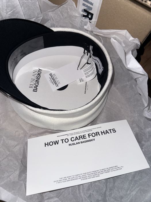 Ruslan Baginskiy кепи белая L размер