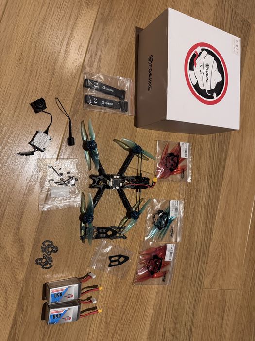 Dron fpv Eachine shadow fiend Lr 4 cale caddx vista