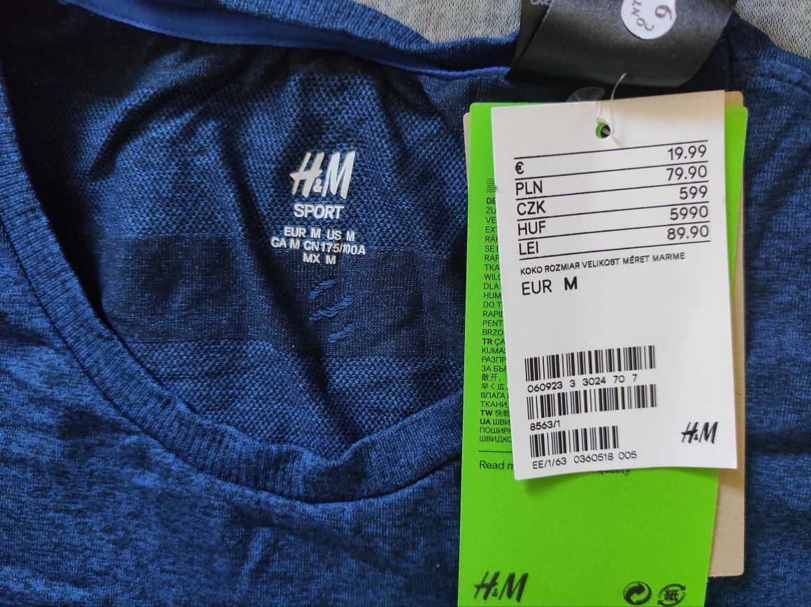 Bluzka termiczna męska H&M, NOWA, rozm. M