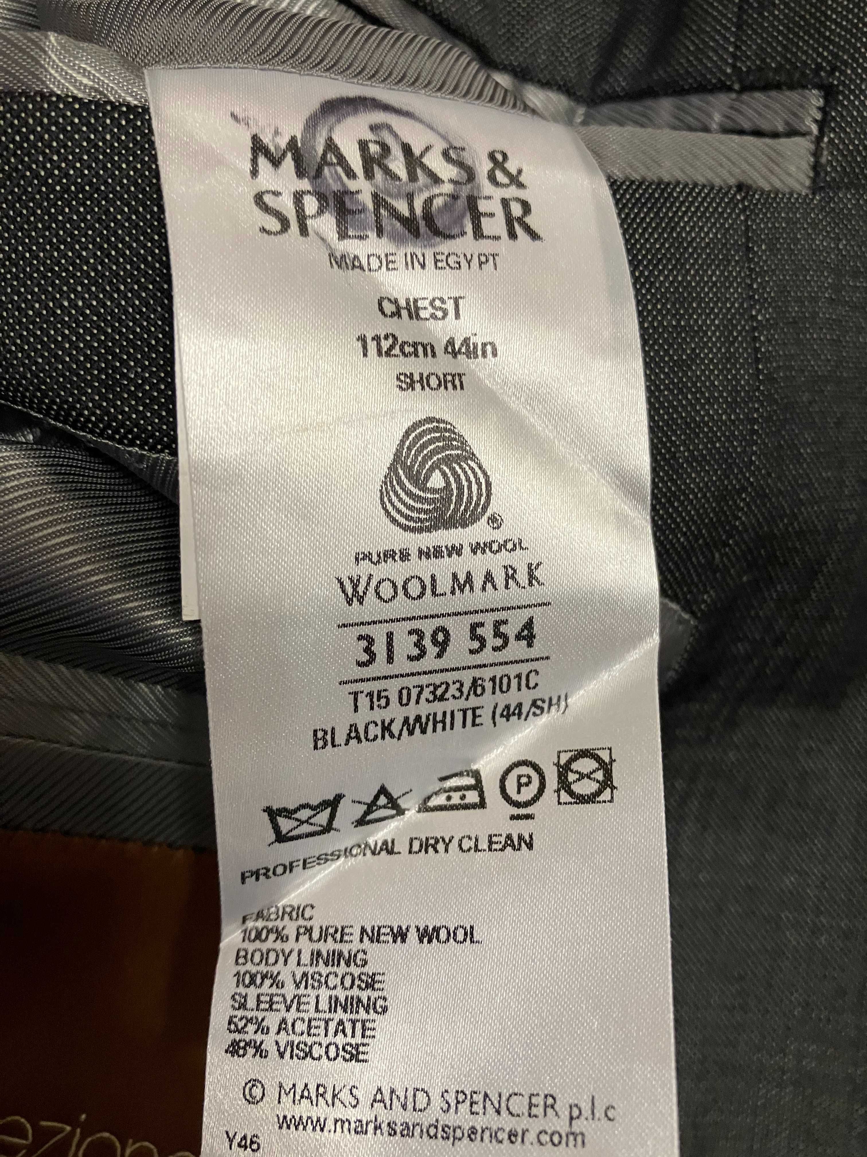 Пиджак мужской шерсть 52 marcs&spencer оригинал новое