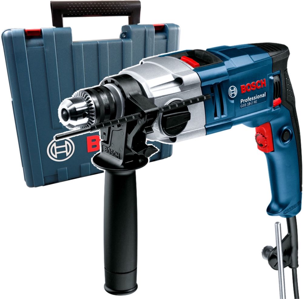 BOSCH Wietarka Udarowa 800 W GSB 18-2 Walizka