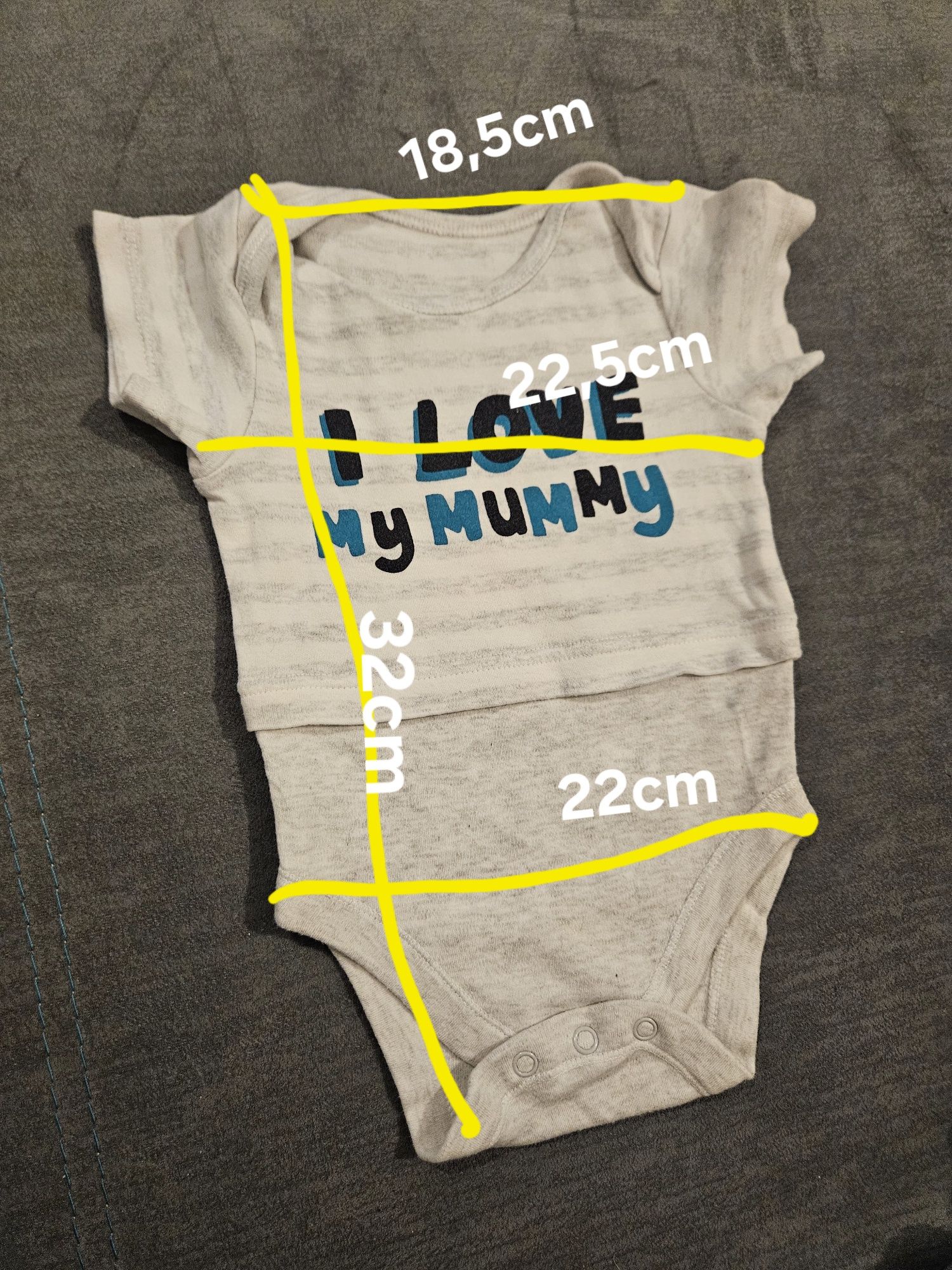 Chłopięce body George.  68-74.