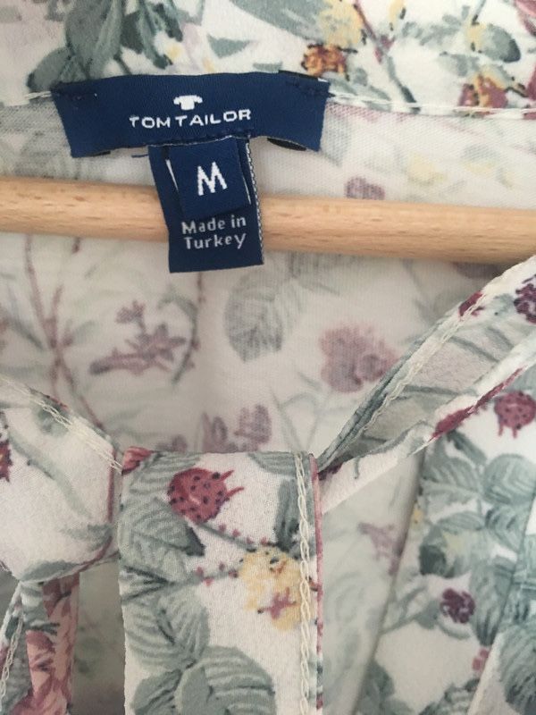 Bluzka koszula Tom Tailor M 38 dlugu rekaw stan idealny