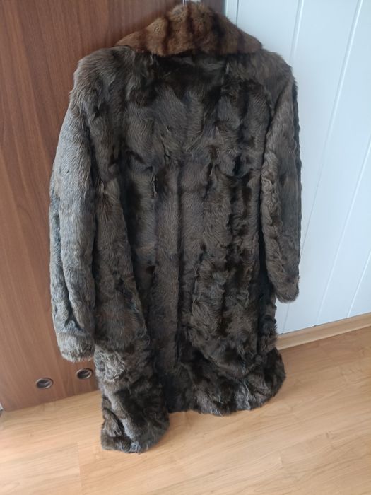 Futro futerko sztuczne płaszcz jesienny zimowy rozmiar 40 L 42 XL