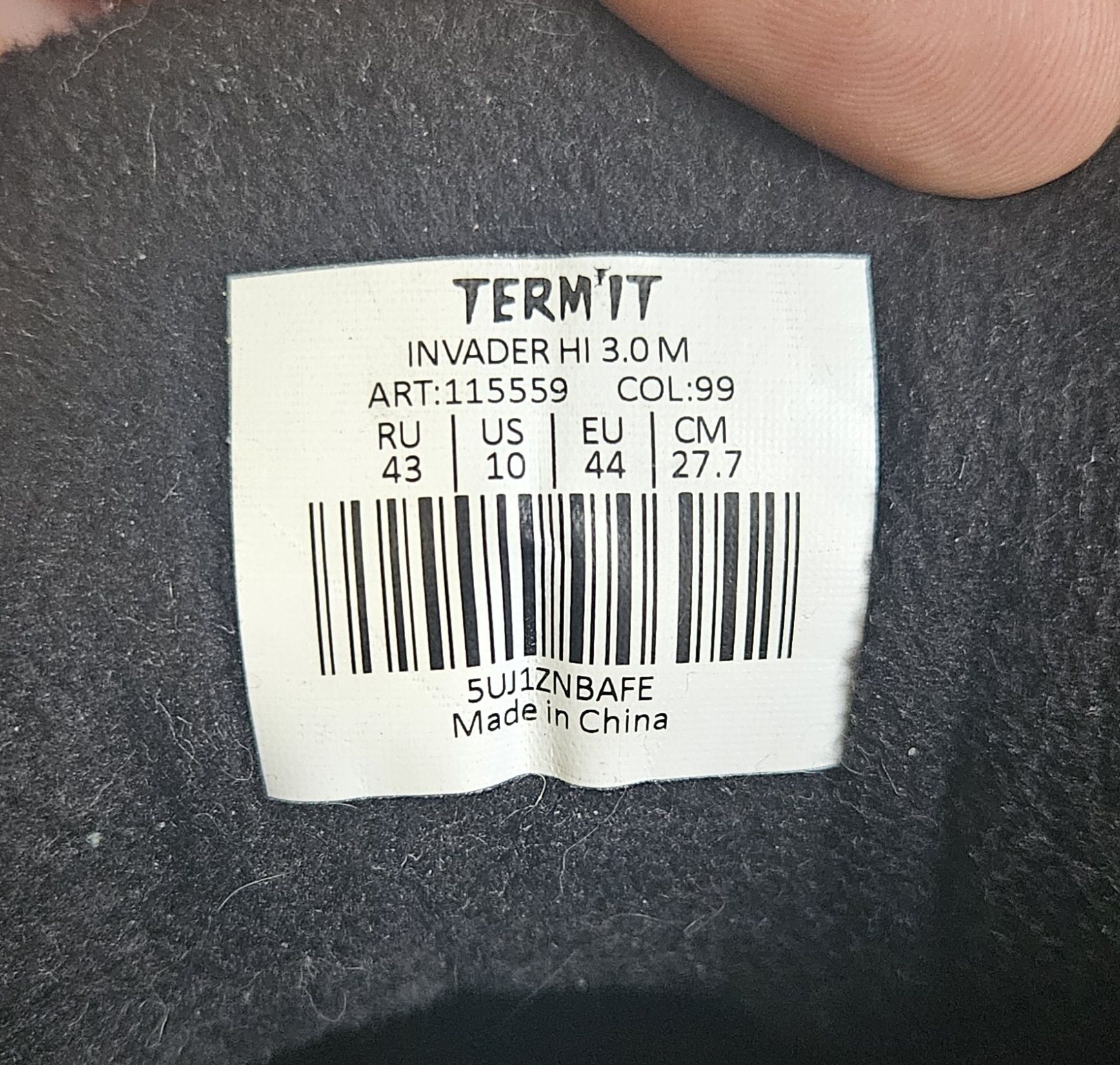 Зимние мужские ботинки TermIT Invader Hi 3.0 M Men'S Boots 115559-99