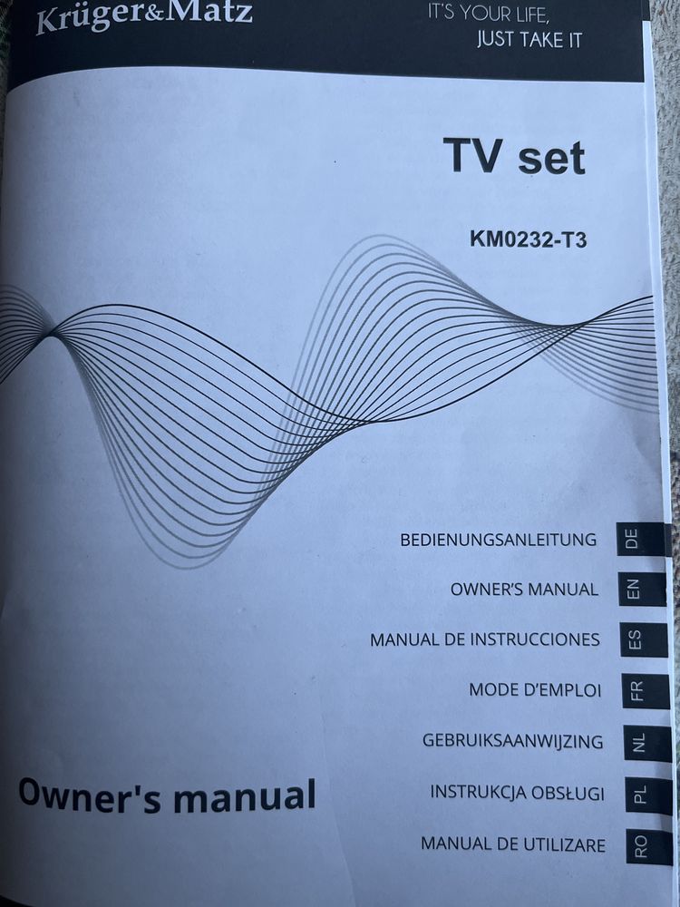 Telewizor 32” kruger matz na gawarancji