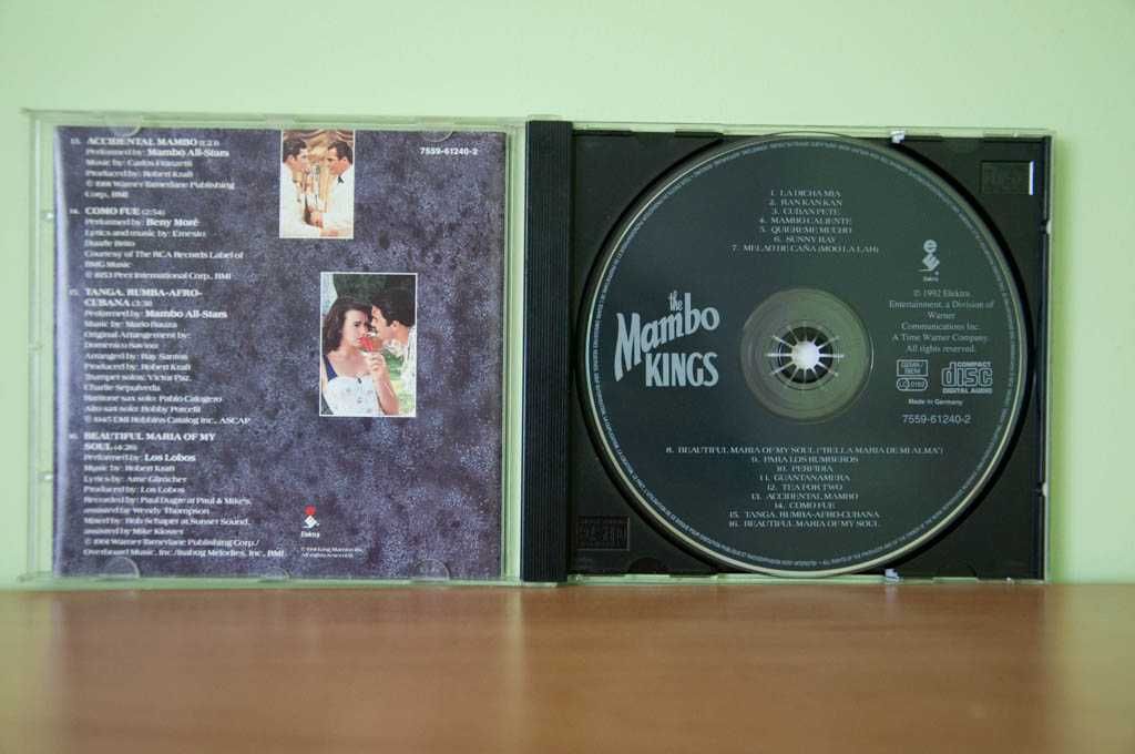 Płyta CD muzyka z filmu The Mambo Kings