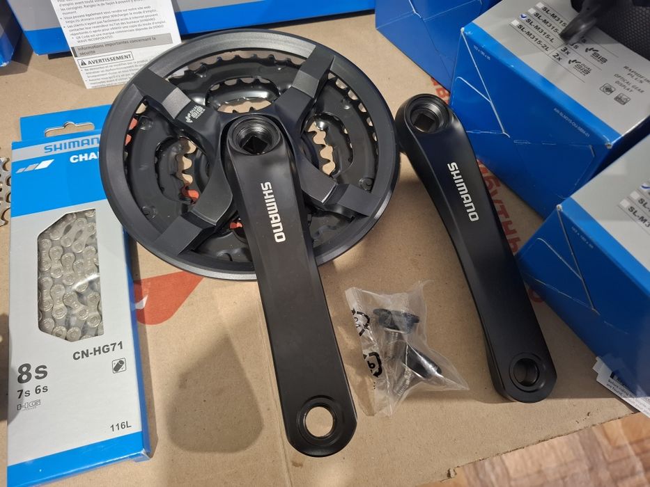 ВЕЛОсипедный оригинальный групсет Shimano ALTUS 3x8 скоростей.