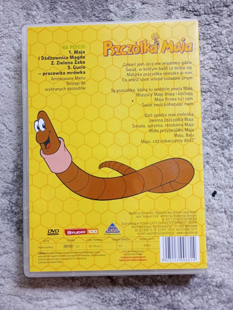 Pszczółka Maja Zielona żaba, Gucio - pracowita mrówka Dvd