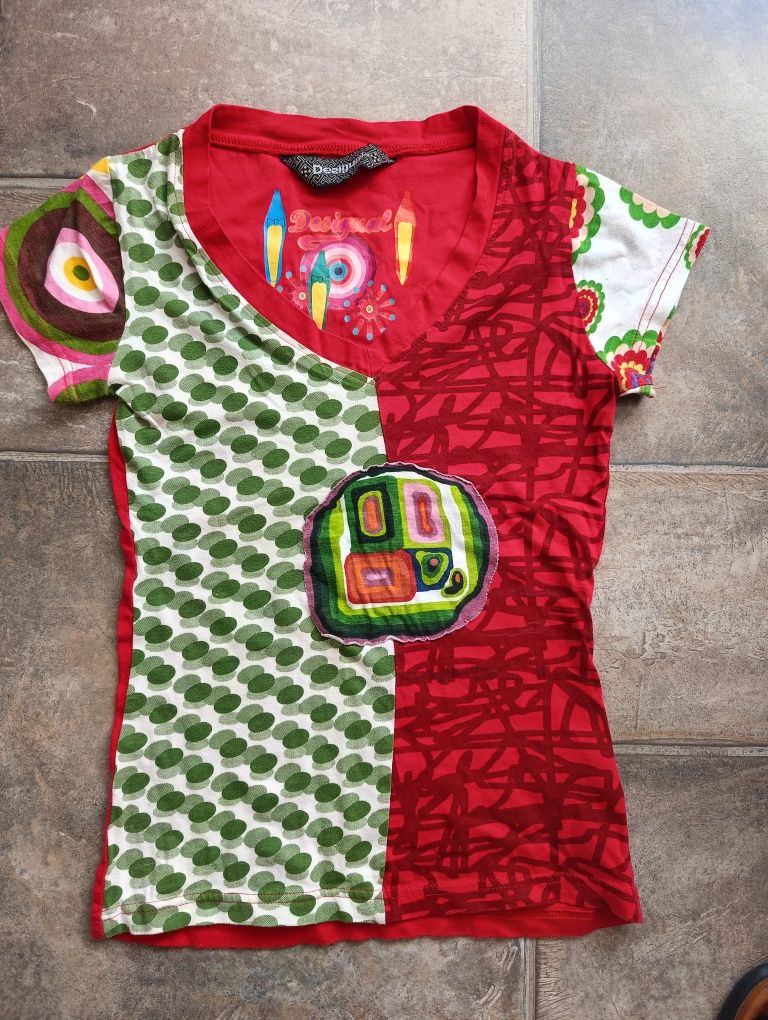 T, shirt Desigual roz.Xs