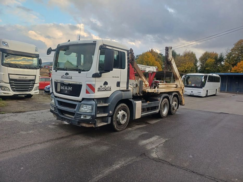 MAN Tgs 26.400  MAN TGS 26.400 6x2 skrętna oś Bramowiec Bardzo Dobry Stan  Me