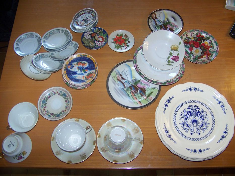 louças decorativas diversas