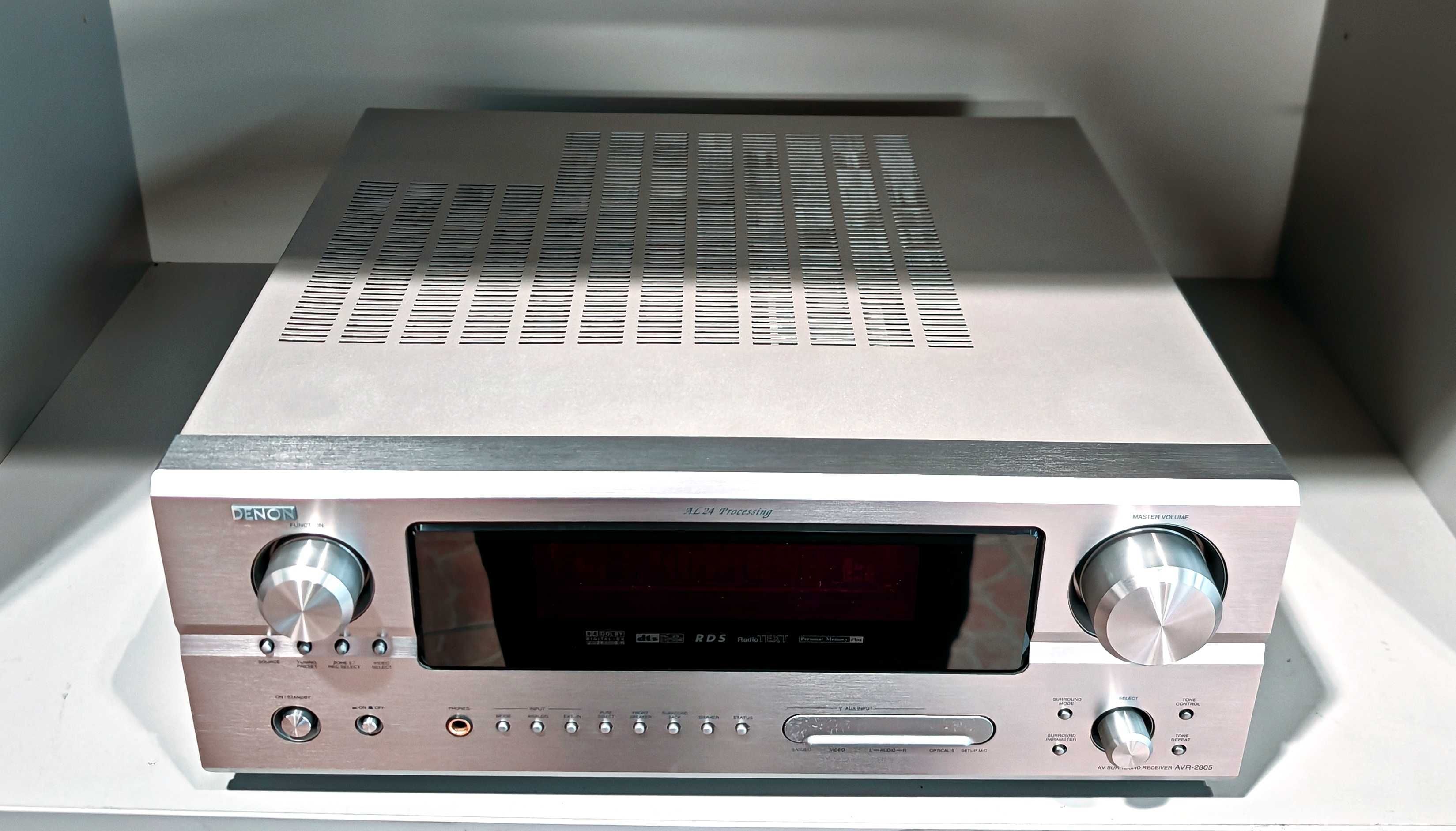 Amplituner 7.1 Denon AVR-2805 Pilot ALPHA 24Plus SHARC Dolby DTS JAPAN