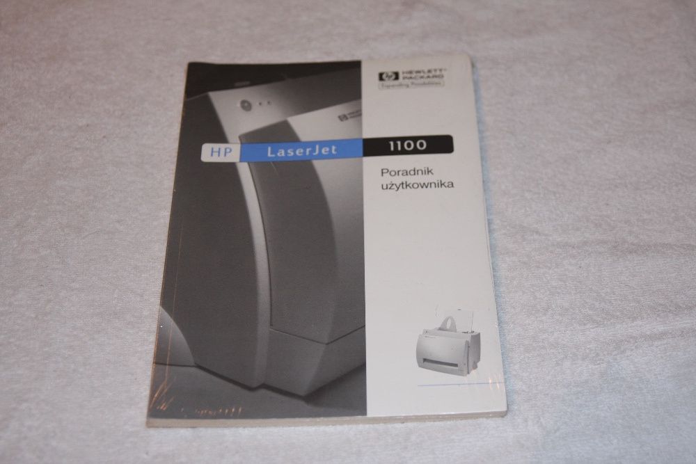 HP Laser Jet 1100 Manual - podręcznik użytkownika do drukarki