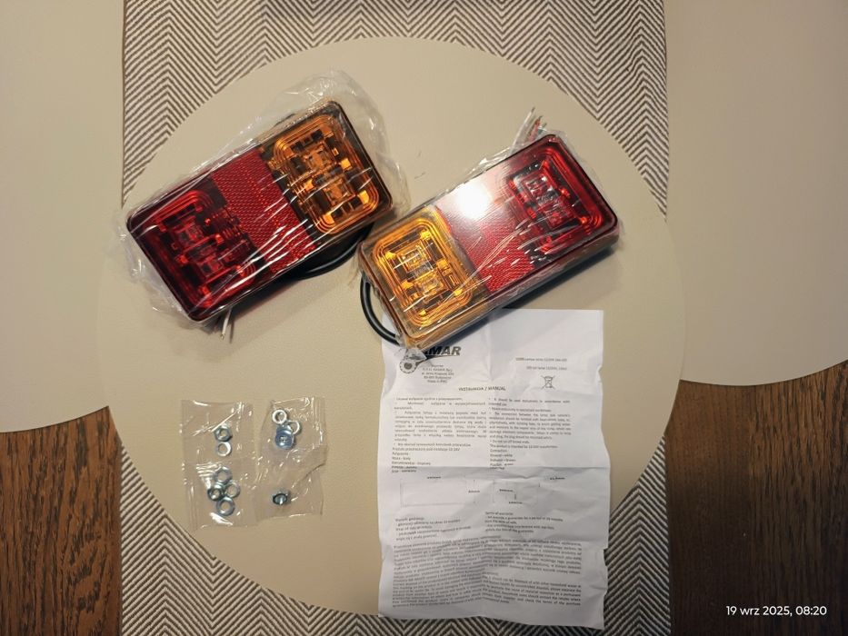 Lampy LED do przyczepy lub innego pojazdu