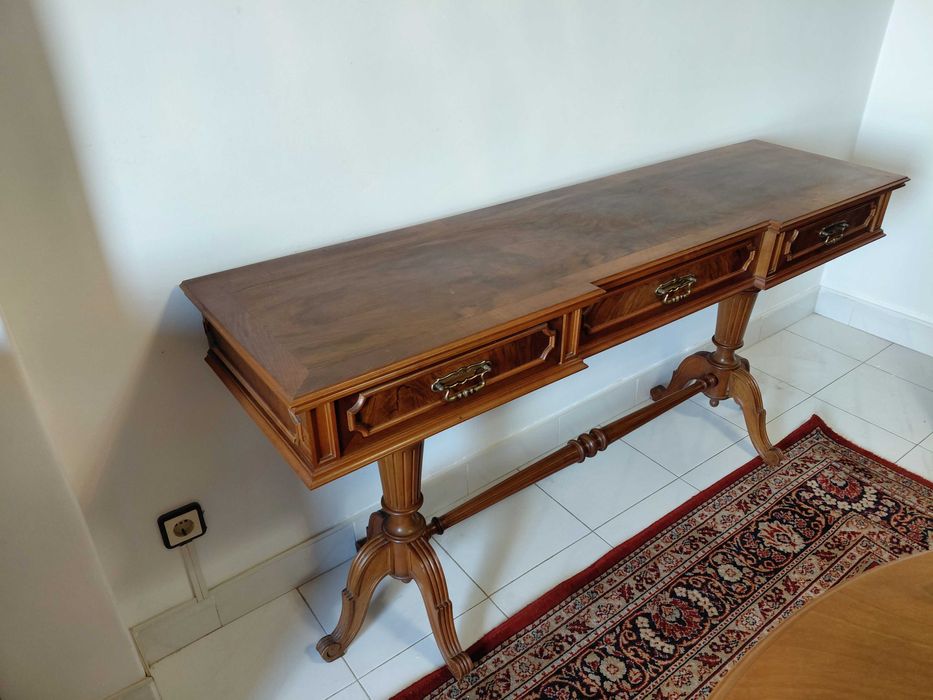 Consola de apoio vintage em madeira