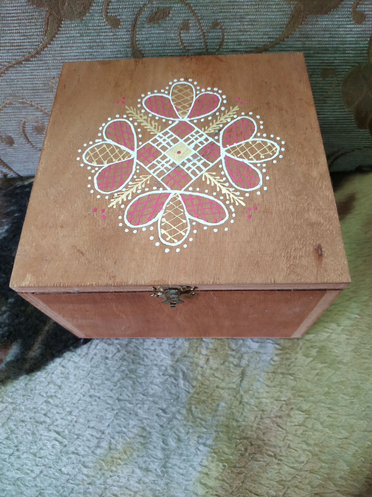 Коробка скринька дерев'яна