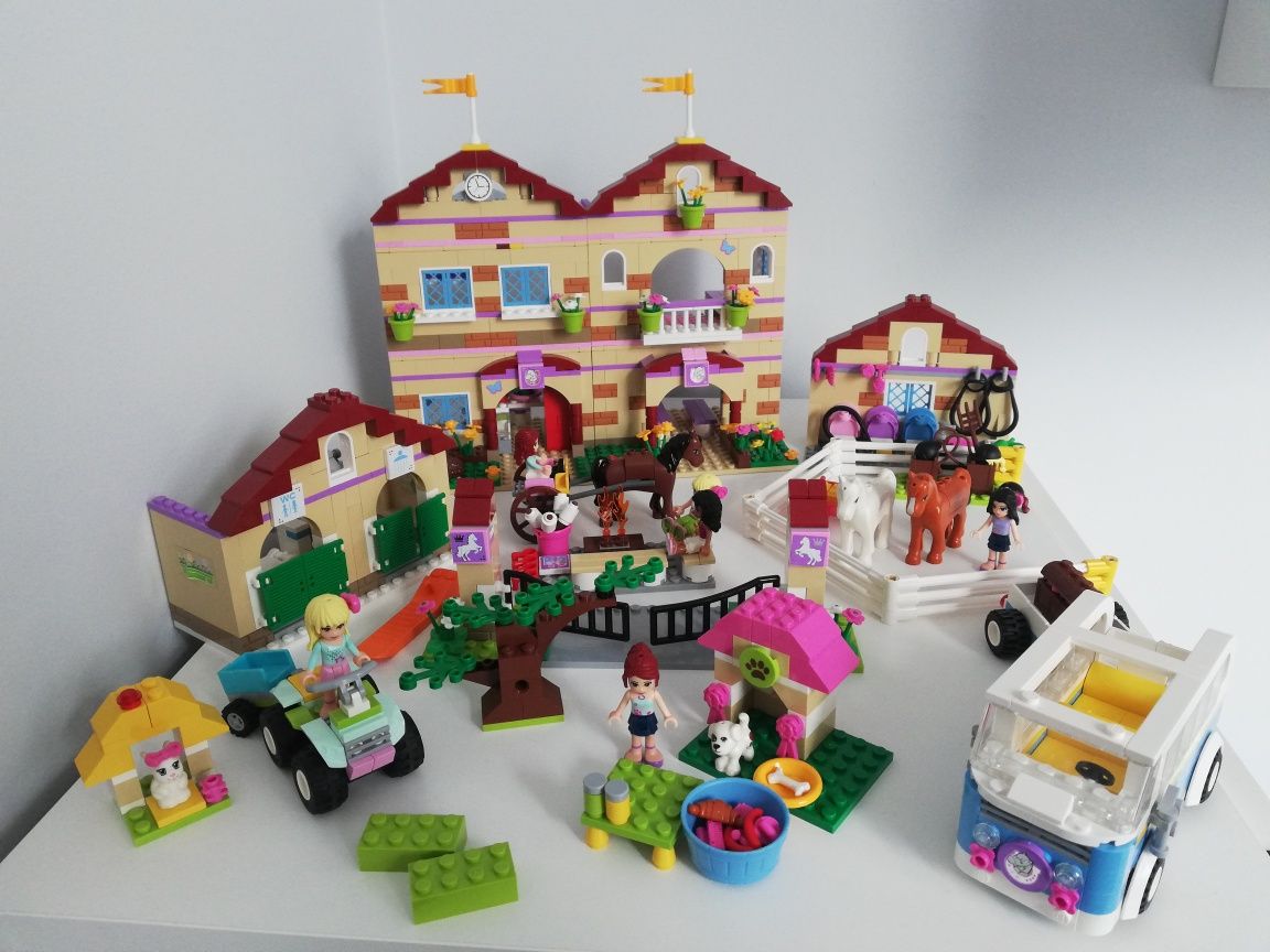 LEGO friends obóz jazdy konnej 3185 + bonusowe zestawy