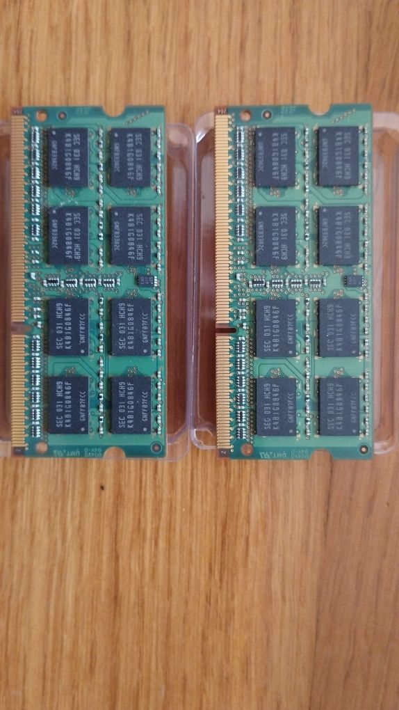 Оперативна пам'ять SO-DIMM Samsung DDR3 1333Mhz 2GB 1.5V 2 шт.