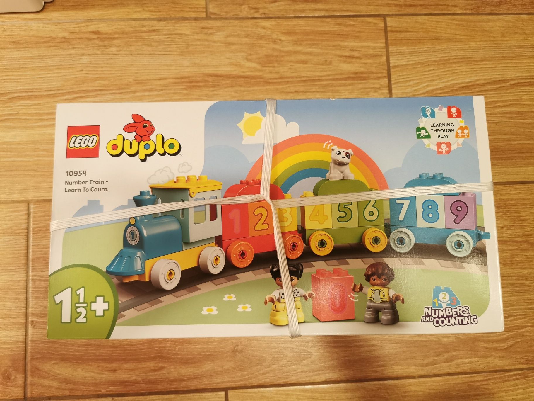 Lego duplo pociag z cyferkami