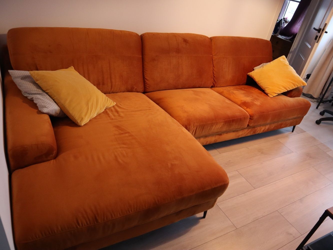 Kanapa sofa narożnik Gala Meble welur