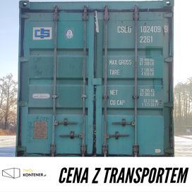 Kontener morski 20'DV 6m cena z transportem | dostępny w Poznaniu