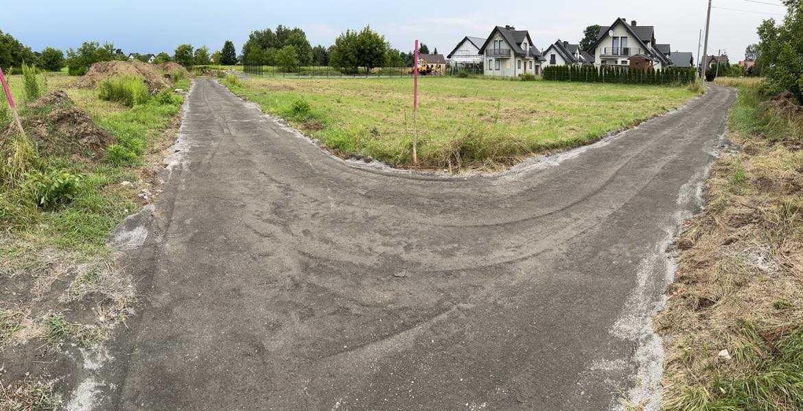 Budowa Dróg podbudowy place Koparka Wywrotka Kruszywa Prace Ziemne