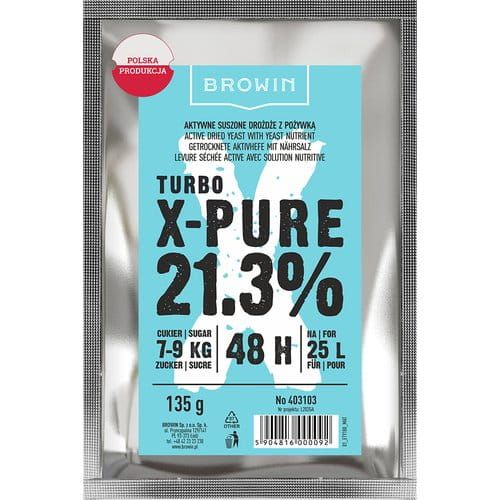 X-PURE 48 TURBO PURE drożdże gorzelnicze x10