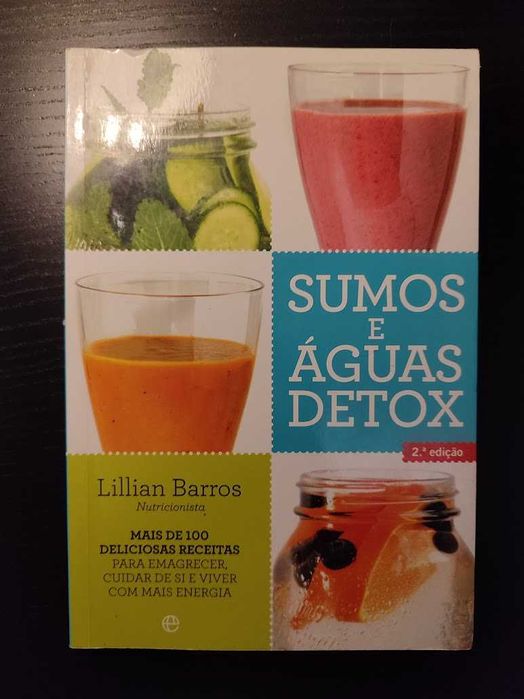 (Env. Incluído) Sumos e Águas Detox de Lillian Barros