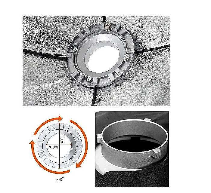 Софтбокс Mircopro SB-030 70x140см для спалахів (байонет Bowens)