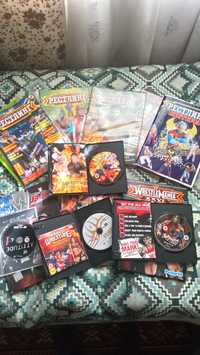 Коллекционные журналы, постеры, книги, диски реслинга WWE