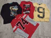 4szt t-shirty S/158/164 chłopięce