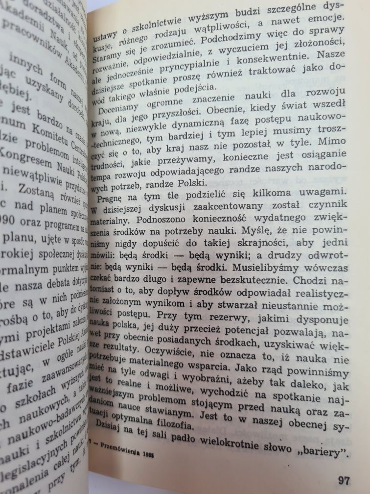 Wojciech Jaruzelski - Przemówienia 1985. Książka