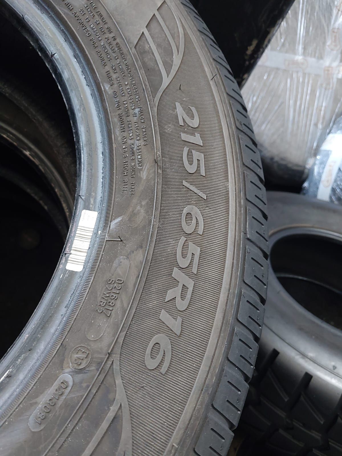 Opony używane 215/65/16 goodyear 2x7 mm