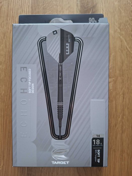 Rzutki lotki dart Target Echo 14 Soft Tip 90% tungsten 18g 3szt