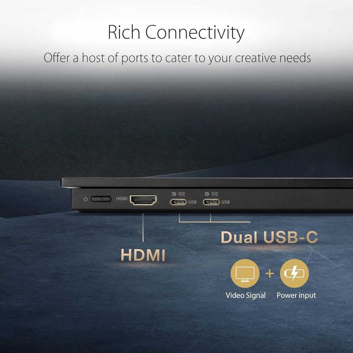 Монітор портативний сенсорний ASUS ProArt PA147CDV (90LM0720-B01170)