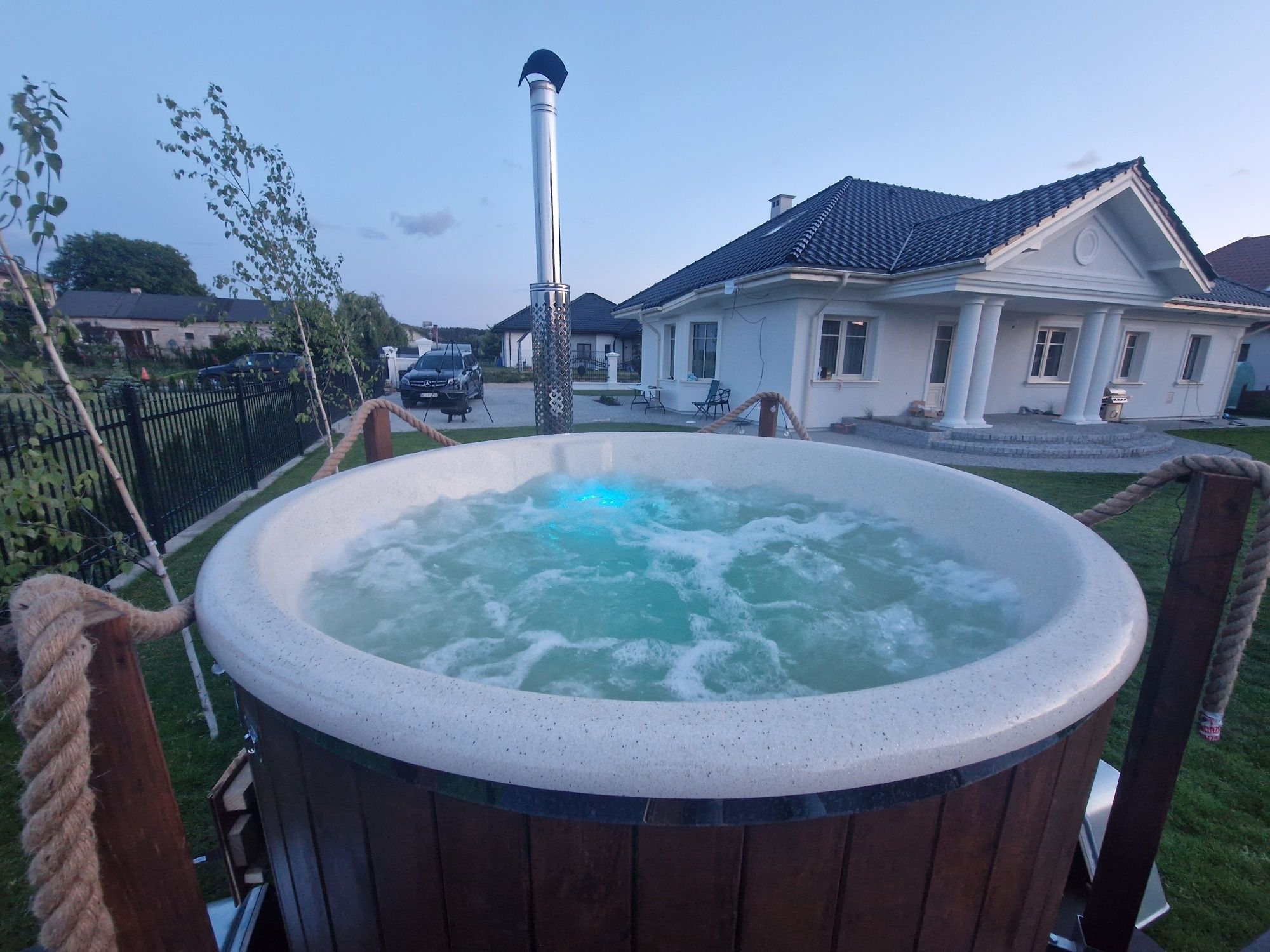 Mobilna Bania/Jacuzzi na przyczepie Ciechanów