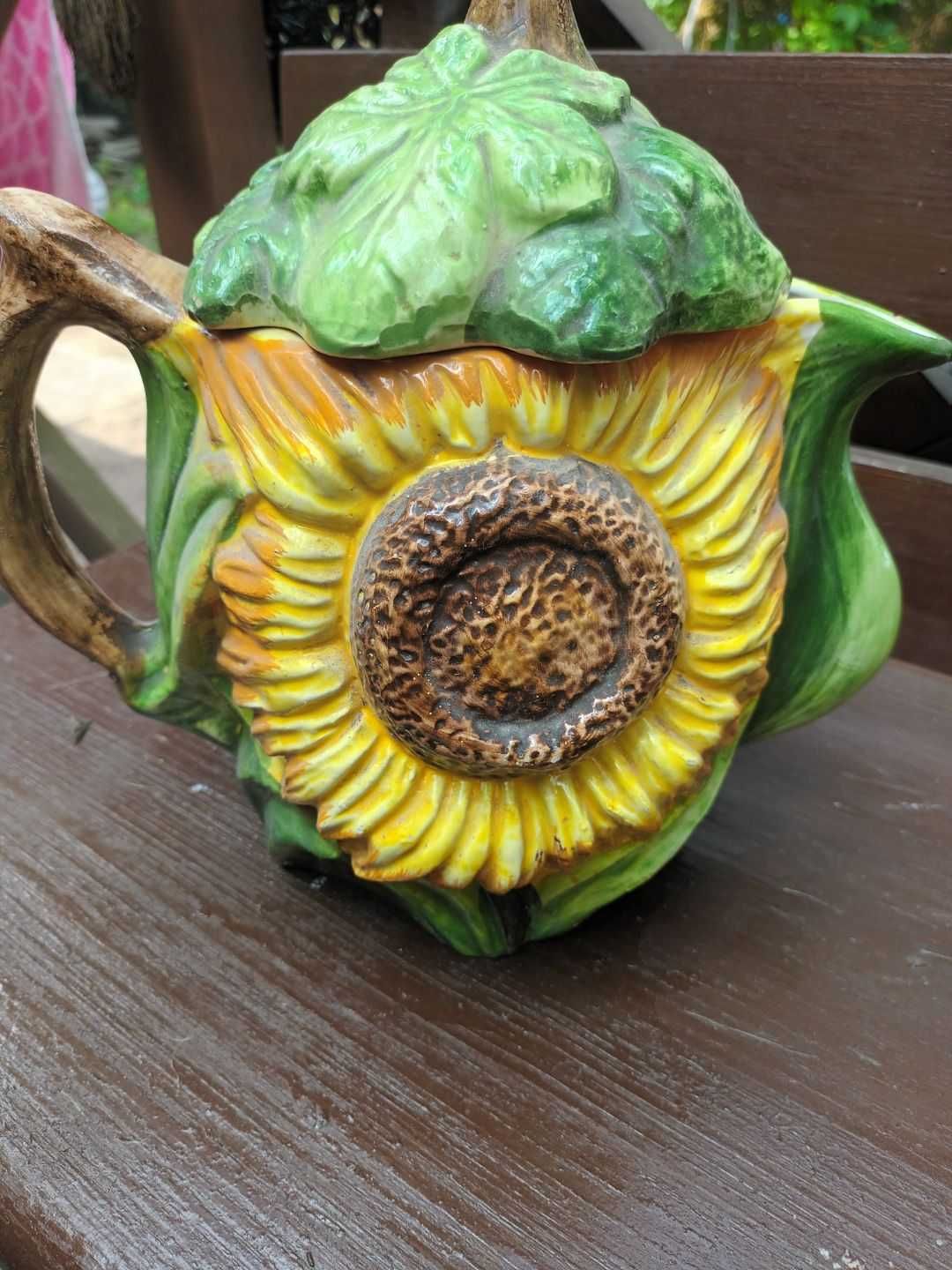 dzbanek porcelanowy słonecznik