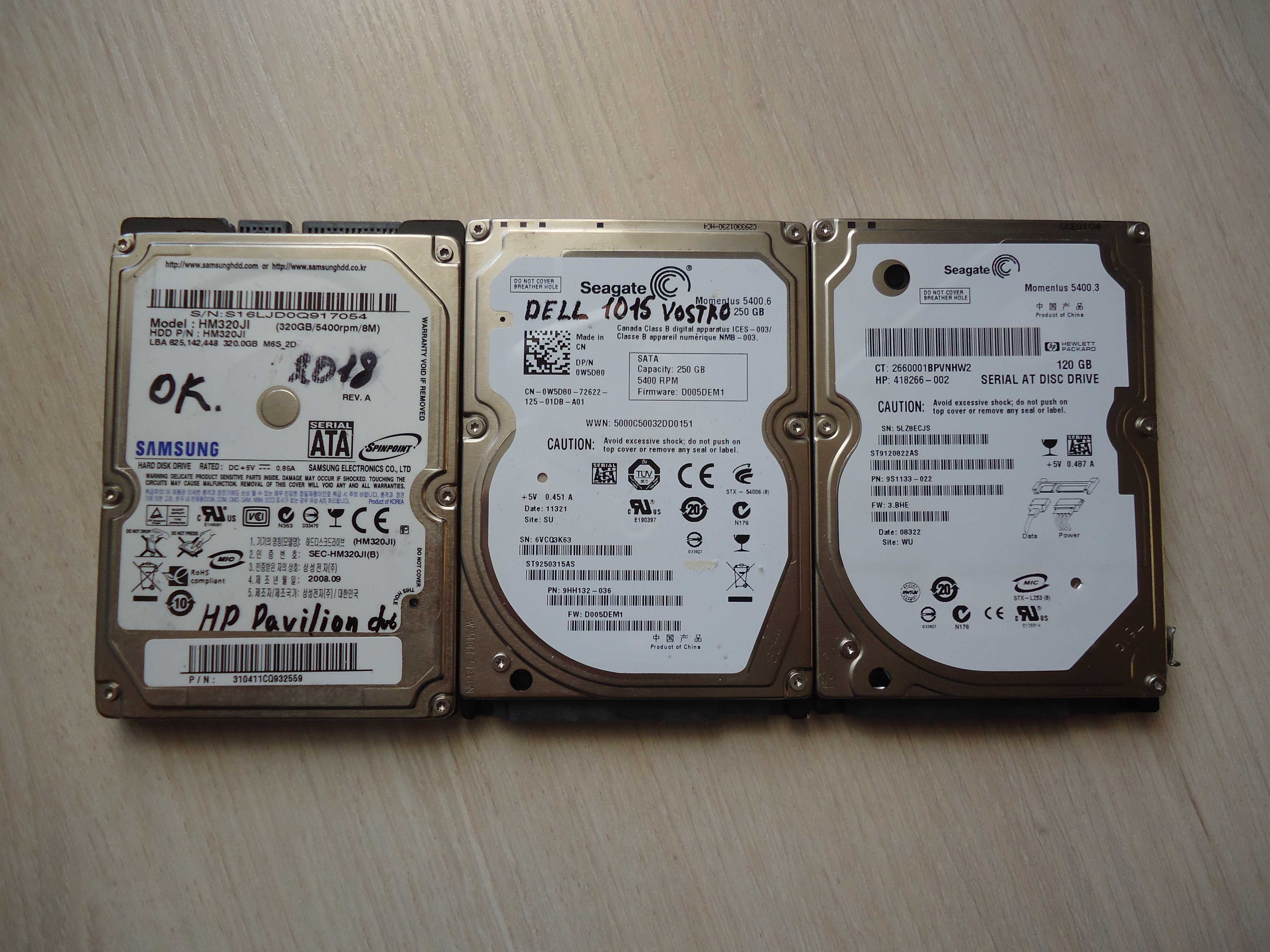 Жесткий диск HDD 2.5 на 120Gb / 250Gb / 320Gb