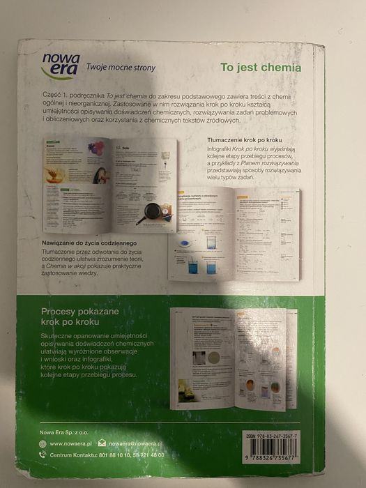 Karty pracy chemia nowa era klasa 1 (3/4wypełnione)