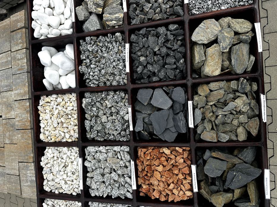 Kamienie ozdobne na cmentarz, grysy, otoczaki, duży wybór