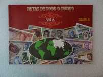 Caderneta de cromos vazia Notas de Todo o Mundo - Ásia