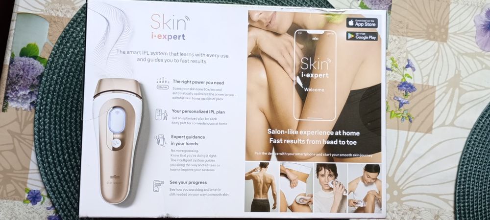 Braun skin expert depilator