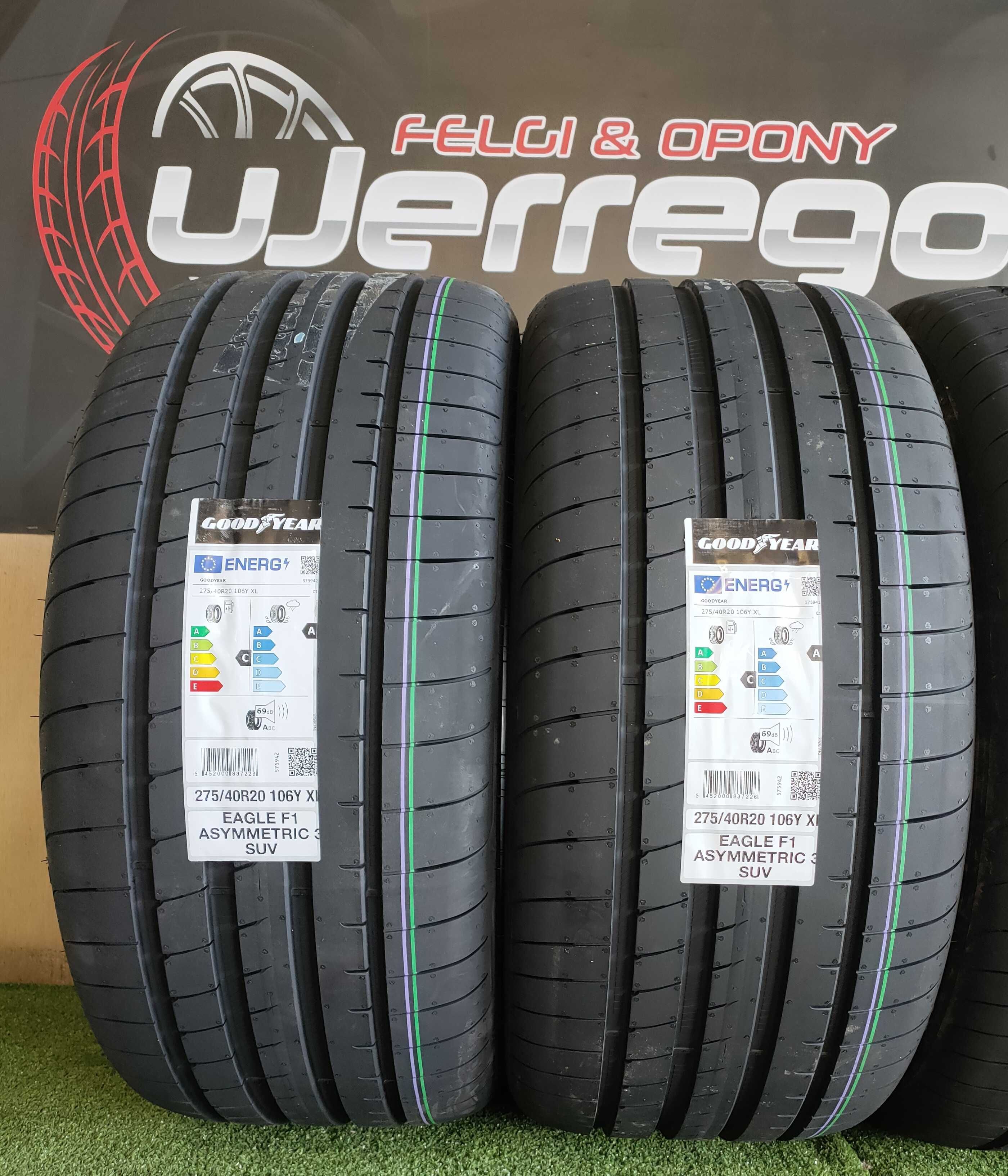 NOWE OPONY GOODYEAR Eagle F1 Asymmetric 3 SUV 275/40/R20 - 106Y