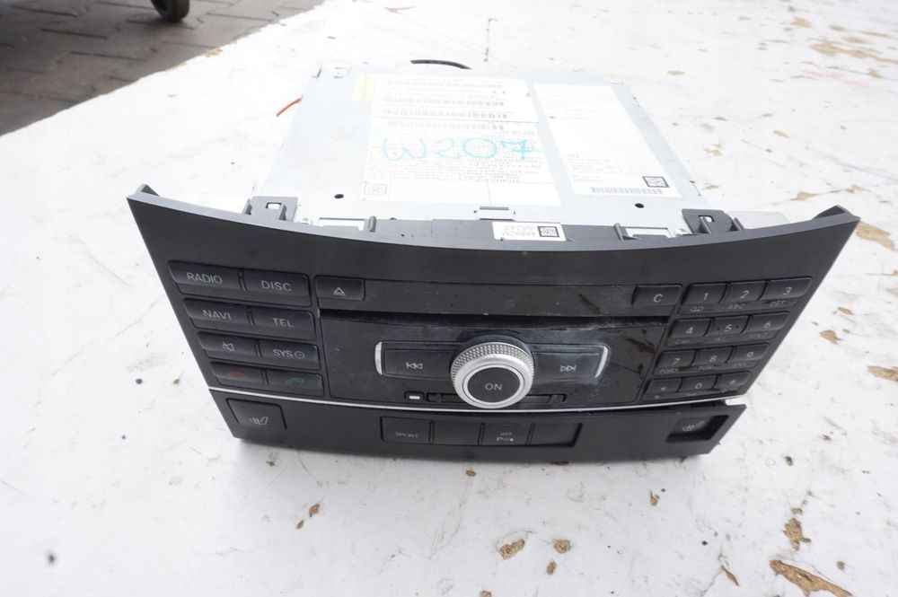 RADIO CD A212900451280 MERCEDES E W212 C207 COUPE