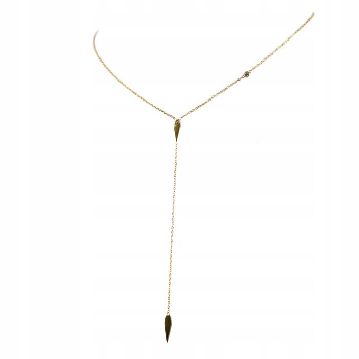 Celebrytka Krawatka Łezka Cyrkonia 00288