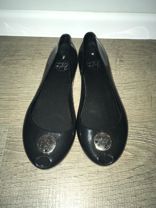 Nowe gumowe czarne buty baletki baleriny wygodne roz. 40