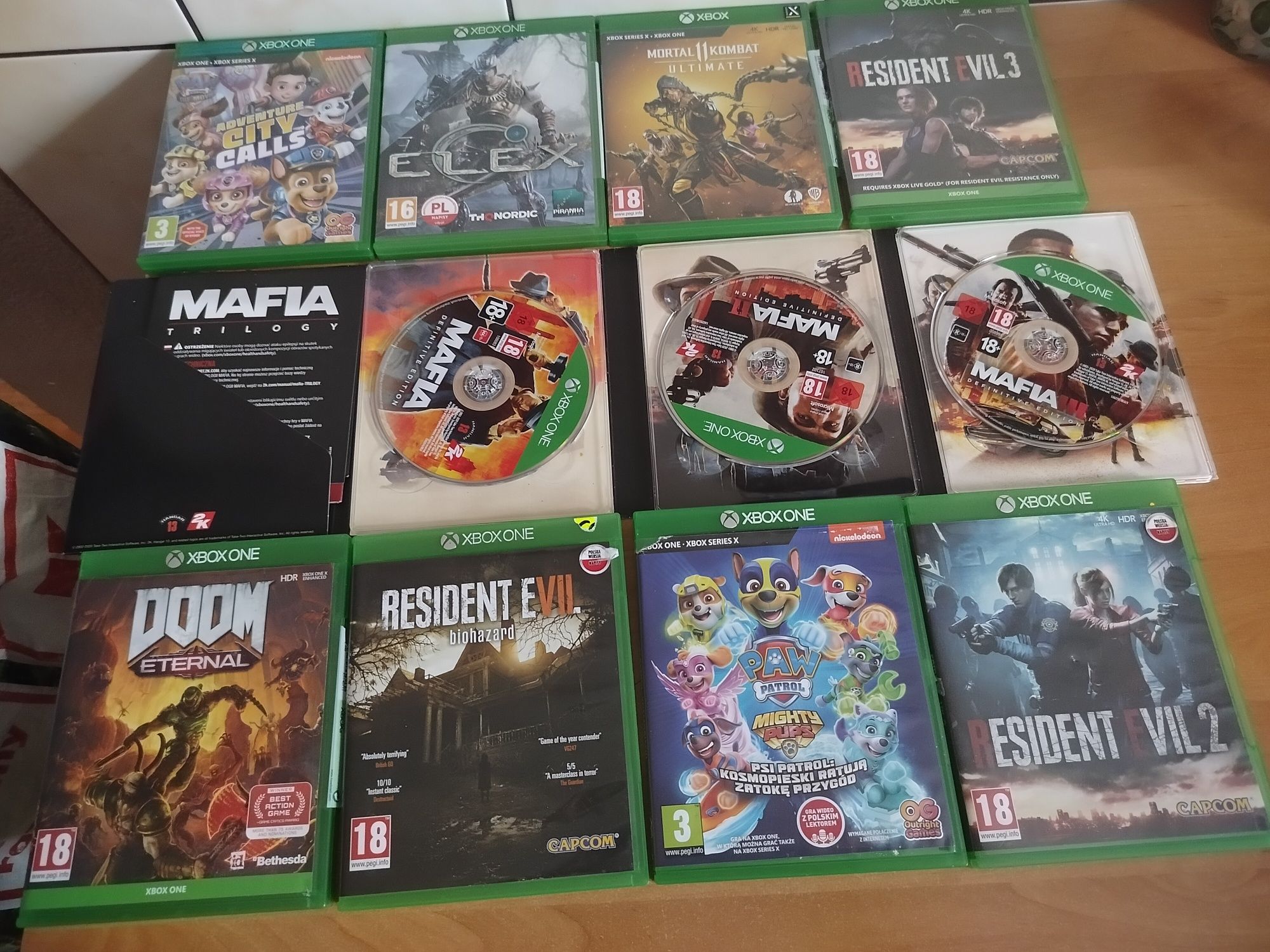 Sprzedam gry na Xbox one s